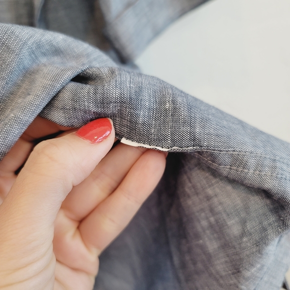 Café Luna Short Sleeve Button Down Shirt Large - Picture 4 of 8